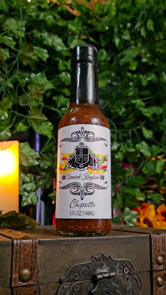 ๐The Armored Kingdom Chipotle Hot Sauce (5 FL OZ)