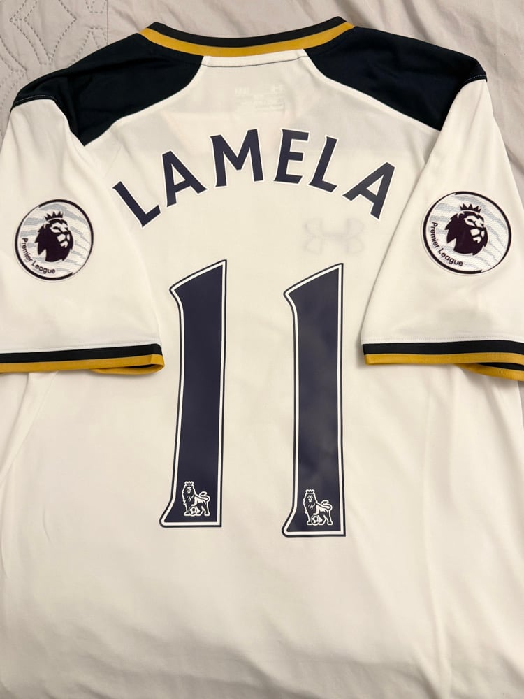 Image of PRE ORDER: Tottenham Hotspur "LAMELA 11' 2016/17 Home Shirt + PL patches (L)