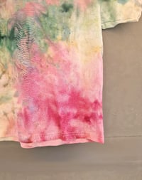 Image 3 of Ice dye T-shirt Celadon Kids