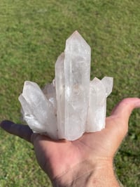 Image 10 of Quartz Crystal Points Cluster With Rainbows #1493