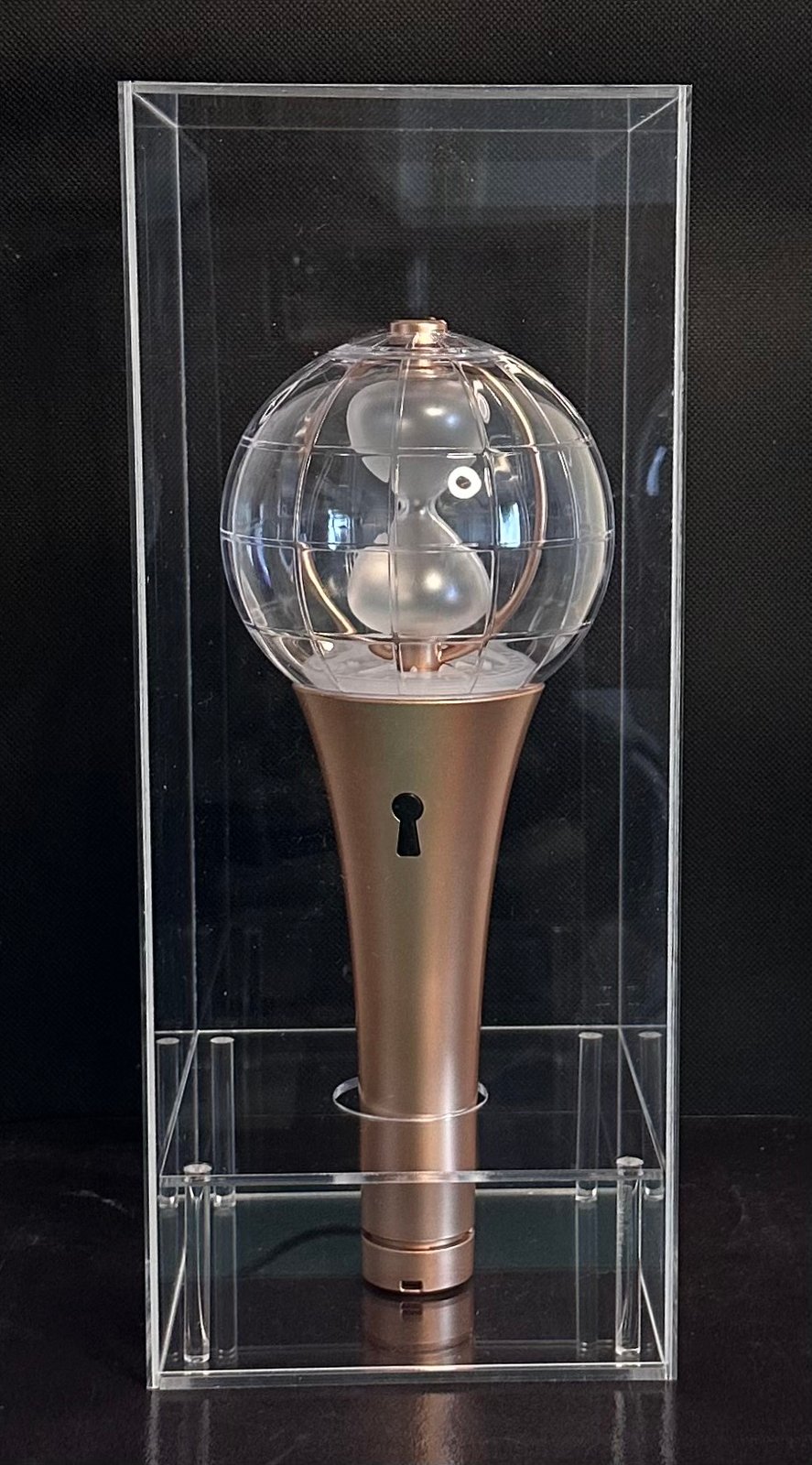 Acrylic K-Pop Light Stick Display Case - XL | Love 4 K-pop