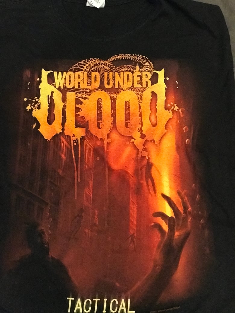 Image of World under blood “Tactical” L new t shirt 