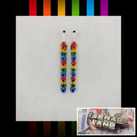 Rainbow XL Mini Shaggy Loops Earrings