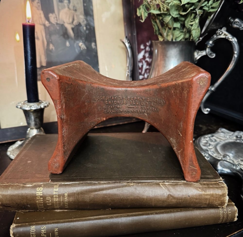Image of Vintage Embalmers Headrest