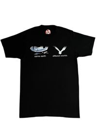Image 1 of same earth different worlds t-shirt 