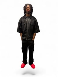 Image 4 of Baggy Leather Pant