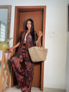 Luiose African Print Silk Trouser Set 