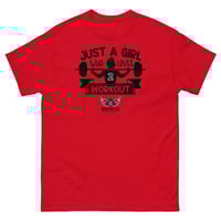 Image 2 of Just a Workout Girl Unisex T-Shirt