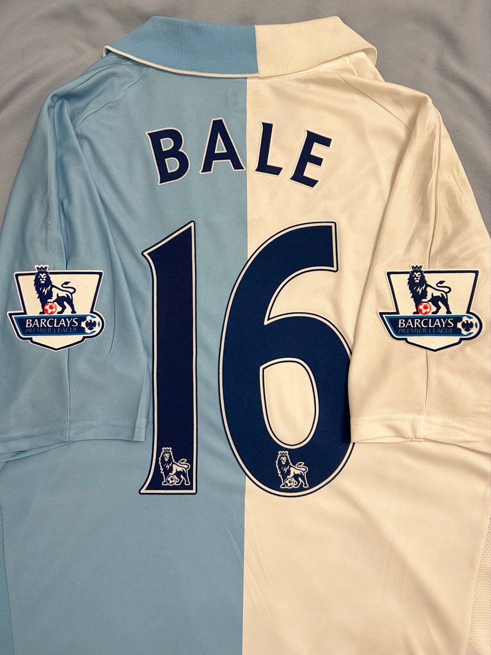 Image of Tottenham “BALE 16” 125 Anniversary 2007/08 Shirt + patches (M)