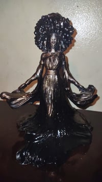 Image 1 of Mother Flow – Afro Goddess Resin Sculpture