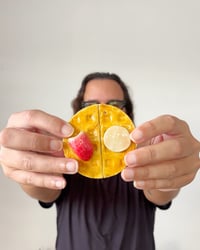 Image 2 of Waffles | bag charm, llavero