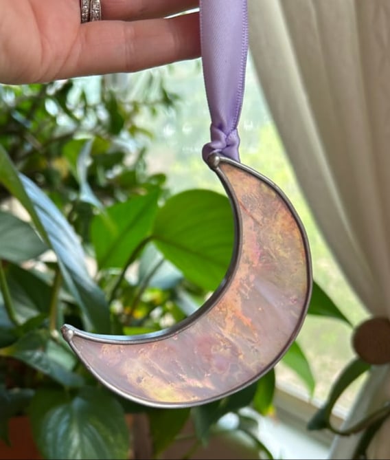 Image of Pink Moon Ornament 