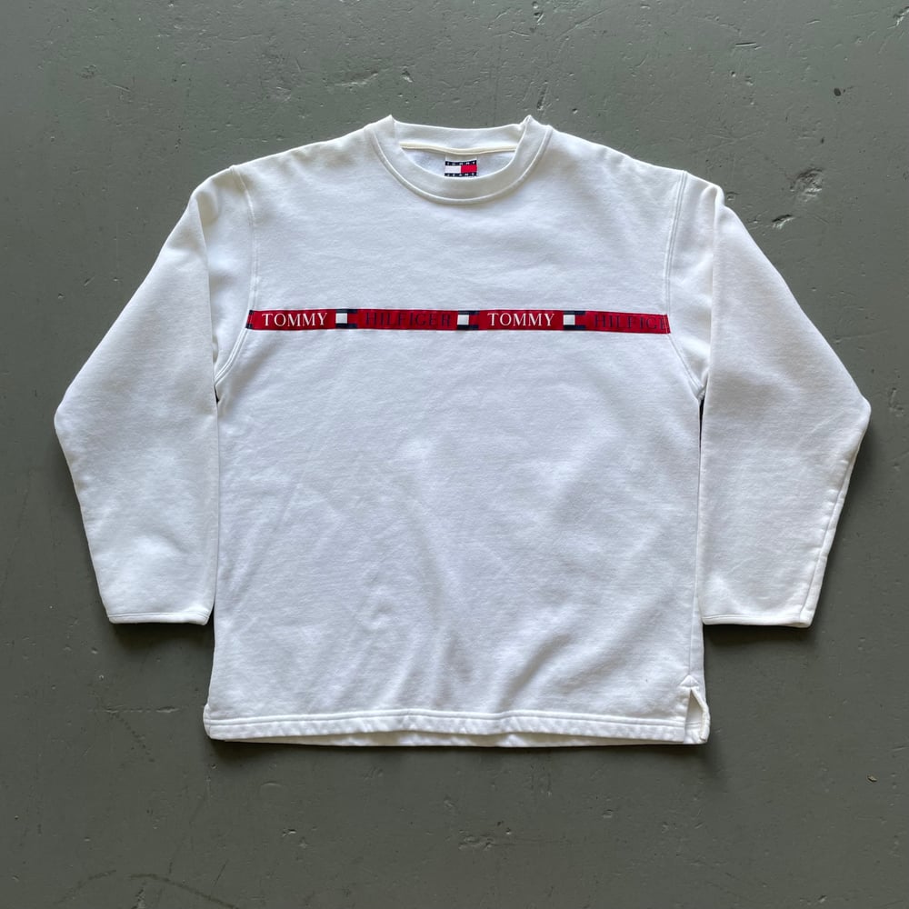 Image of Vintage Tommy Hilfiger sweatshirt size large 