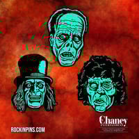 Image 2 of Lon Chaney Enamel Pins