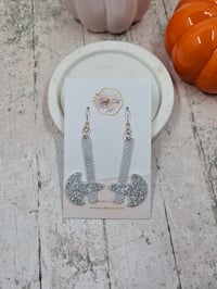 Image 1 of Glitter Axe Earrings