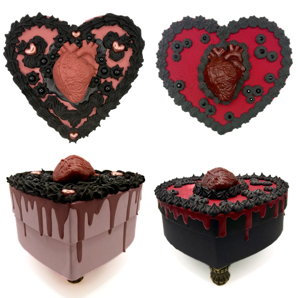 Image of CakeheArt Collection-faux cake storage boxes
