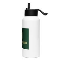 Image 3 of Stainless steel water bottle with a straw lid