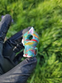 Image 4 of Carnival Blue Kitty Pendant