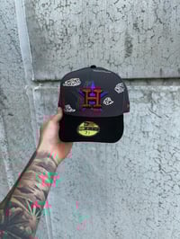 Image 4 of 3M CHINA SKY MULTI TONE HOUSTON ASTROS CUSTOM FITTED CAP
