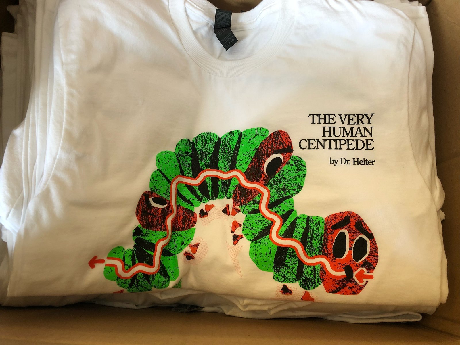 THE VERY HUMAN CENTIPEDE T Shirt Hot Damn Arts