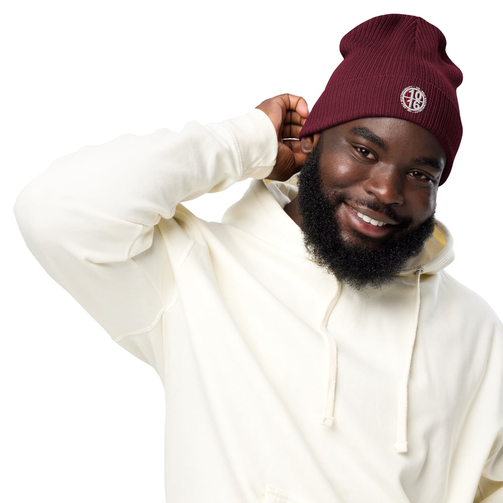 1016 Organic ribbed beanie