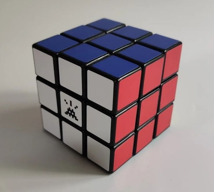 Rubick's X Invader. | Galerie Parisot