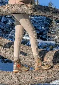 Image 2 of Dogo Long Boot Still Life Butterflies