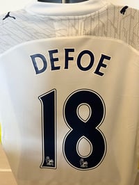 Image 4 of PRE ORDER: Tottenham Hotspur “DEFOE 18” 2009/10 Home Shirt + PL patches (L)