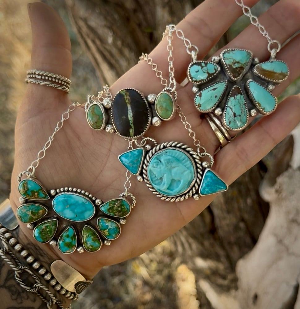 Image of Nevada Mine #8 Cluster Necklace