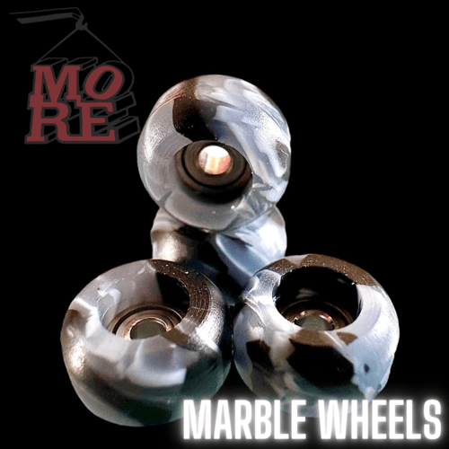 Image of More Fingerboards Marble Colors Bearing Wheels