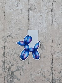 Image 4 of Blue Ice Balloon Dog Magnetic Bookmark
