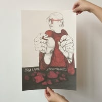Image 1 of BIG DUMB STRAWBERRIES Print