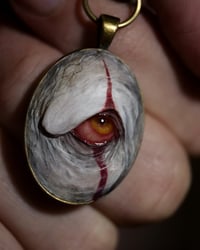Image 10 of Pennywise Eye glow in the dark pendant OOAK