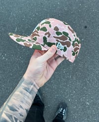 Image 3 of  SAFETY BRIM DUCK CAMO LA DODGERS CUSTOM FITTED CAPo