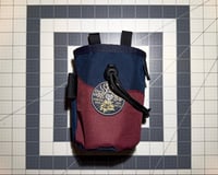 Image 1 of Chalk Bag- Navy/Wine