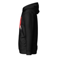 Image 3 of Black Hoodie Red Dogheart