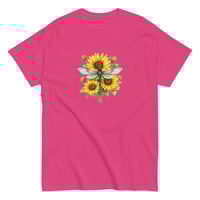 Image 1 of Unisex classic tee, Sunflower Dragonfly Bouquet Tee