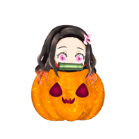 Pumpkin Nezuko | Sticker