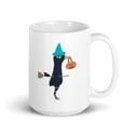 Hazel the Halloween bird mug