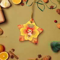 Image 2 of Have a Most EGGCELLENT  Holiday - Ceramic Ornament - Cute Cat Ornament 