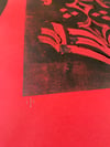 Monotype On Red 9