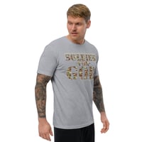 Image 2 of Soldier For God Dark Fitted Short Sleeve T-shirt