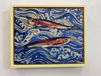 Image 2 of Sardines Swimming in a Stencil Sea
