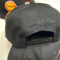 Image 3 of Mitchell & Ness HWC Snapback Patent visor Satin UV