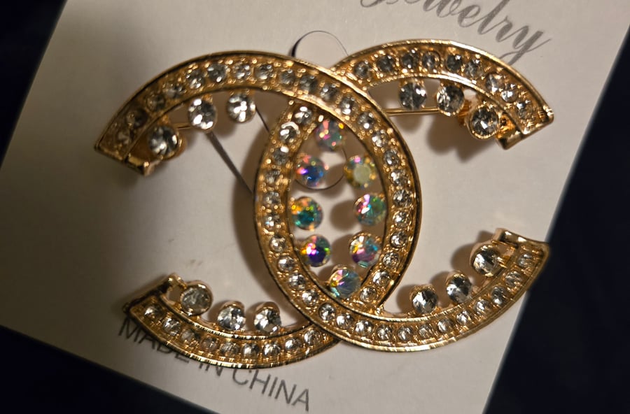 Image of Gold & Bling Brooch