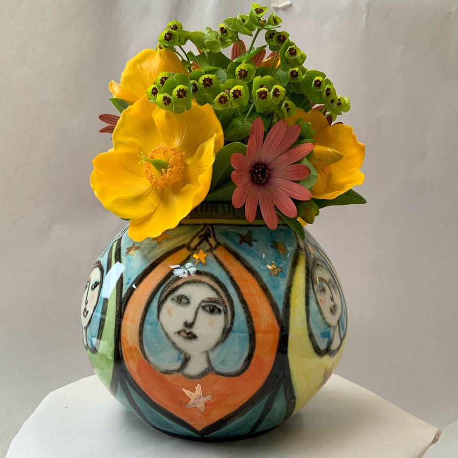 Image of Fairytales Vase , praying by starlight. 