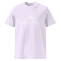 Image 2 of Unisex organic ribbed neck t-shirt