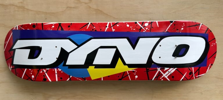 GT Dyno Red Splatter Bmx Skateboard Image 2