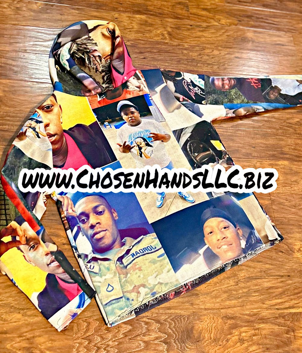 Image of Custom Tapestry Hoodie (Adult)