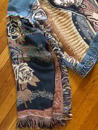 Image 3 of Upcycled “Our Lady of Guadalupe” Levi’s tapestry jacket